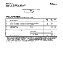 浏览型号SN74LVC1G27DBVR的Datasheet PDF文件第2页