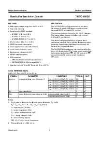浏览型号74LVC1G125的Datasheet PDF文件第2页