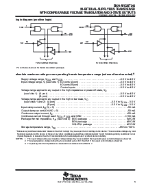 浏览型号SN74AVC20T245DGGR的Datasheet PDF文件第3页
