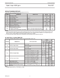 浏览型号74LVC27PW的Datasheet PDF文件第4页