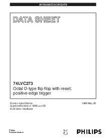 浏览型号74LVC273D的Datasheet PDF文件第1页