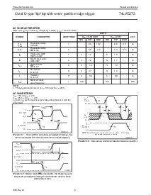 浏览型号74LVC273D的Datasheet PDF文件第5页