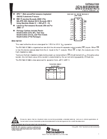 浏览型号SN74ALVC244DW的Datasheet PDF文件第1页