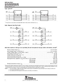 浏览型号SN74ALVC244DW的Datasheet PDF文件第2页