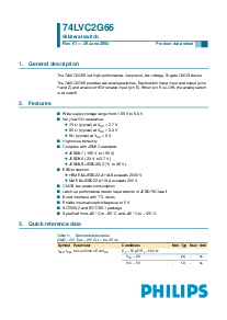 浏览型号74LVC2G66DC的Datasheet PDF文件第1页