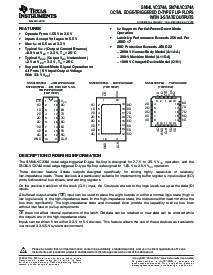 浏览型号SN74LVC374APWR的Datasheet PDF文件第1页
