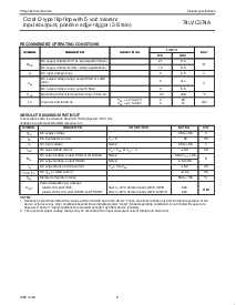 浏览型号74LVC374AD的Datasheet PDF文件第5页