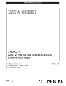 浏览型号74LVC377PW的Datasheet PDF文件第1页