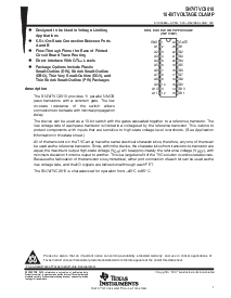 浏览型号SN74TVC3010PW的Datasheet PDF文件第1页