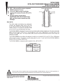 浏览型号SN74LVC4245APW的Datasheet PDF文件第1页