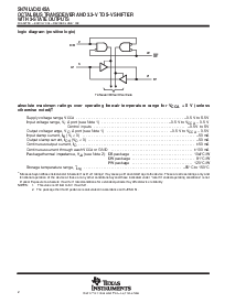 浏览型号SN74LVC4245APW的Datasheet PDF文件第2页