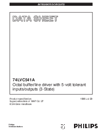 浏览型号74LVC541AD的Datasheet PDF文件第1页