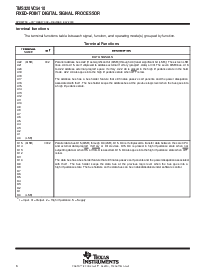 浏览型号TMS320VC5410PGE的Datasheet PDF文件第6页