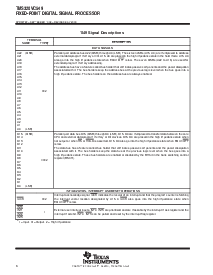 浏览型号TMS320VC549PGE的Datasheet PDF文件第6页