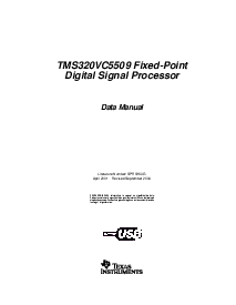 浏览型号TMS320VC5509的Datasheet PDF文件第1页