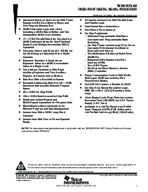 浏览型号TMS320VC5402PGE100的Datasheet PDF文件第1页