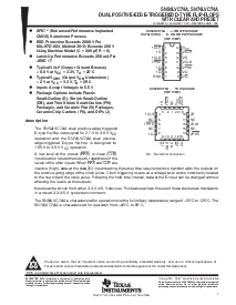 浏览型号SN74LVC74ADB的Datasheet PDF文件第1页