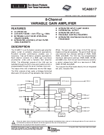 浏览型号VCA8617PAGT的Datasheet PDF文件第1页