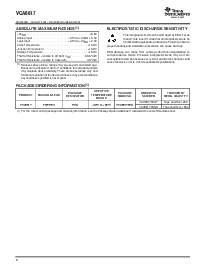 浏览型号VCA8617PAGR的Datasheet PDF文件第2页