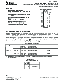 浏览型号SN74LVCC4245APW的Datasheet PDF文件第1页