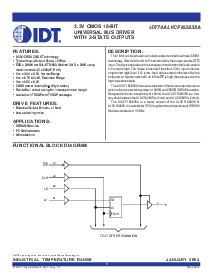 浏览型号IDT74ALVCF162835APA的Datasheet PDF文件第1页