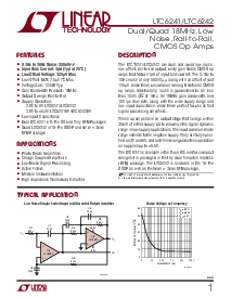 浏览型号LTC6242HVCGN的Datasheet PDF文件第1页