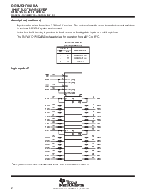 浏览型号SN74LVCHR16245A的Datasheet PDF文件第2页
