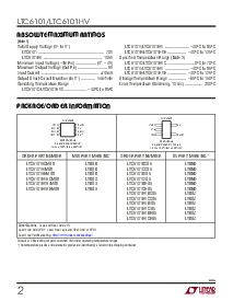 浏览型号LTC6101HVCIS5的Datasheet PDF文件第2页
