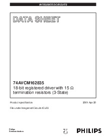 浏览型号74AVCM162835DGG的Datasheet PDF文件第1页