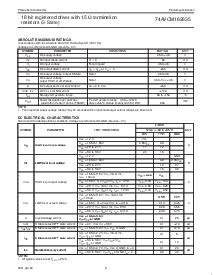 浏览型号74AVCM162835DGG的Datasheet PDF文件第5页