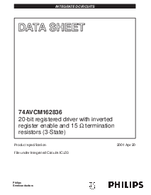 浏览型号74AVCM162836DGG的Datasheet PDF文件第1页