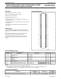 浏览型号74AVCM162836DGG的Datasheet PDF文件第2页