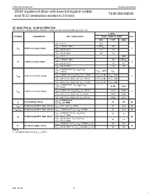 浏览型号74AVCM162836DGG的Datasheet PDF文件第5页