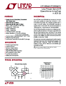 浏览型号LTC2054HVCS5的Datasheet PDF文件第1页