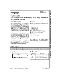 浏览型号74VCX164245MTD的Datasheet PDF文件第1页