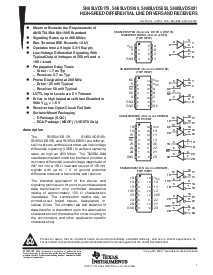浏览型号SN65LVDS180的Datasheet PDF文件第1页