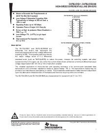 浏览型号SN75LVDS9638D的Datasheet PDF文件第1页