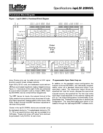 浏览型号ispLSI2032VL-135LT44I的Datasheet PDF文件第2页