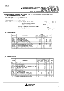 浏览型号M5M5256DVP-70VLL-W的Datasheet PDF文件第4页
