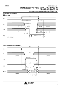 浏览型号M5M5256DVP-70VLL-W的Datasheet PDF文件第5页