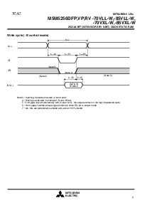 浏览型号M5M5256DVP-70VLL-W的Datasheet PDF文件第6页