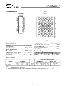 浏览型号CY62148VLL-70ZI的Datasheet PDF文件第2页