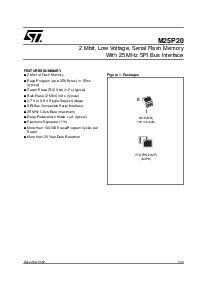 浏览型号M25P20-VMN6T的Datasheet PDF文件第1页