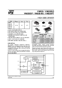 浏览型号VN820SP的Datasheet PDF文件第1页