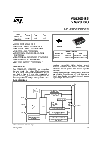 浏览型号VN920D-B5的Datasheet PDF文件第1页