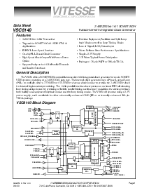 浏览型号VSC8140QR的Datasheet PDF文件第1页