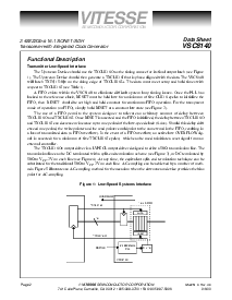 浏览型号VSC8140QR的Datasheet PDF文件第2页