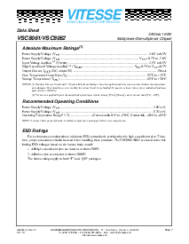 浏览型号VSC8061的Datasheet PDF文件第7页