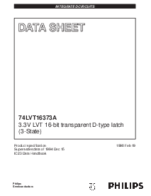 浏览型号VT16373ADGG的Datasheet PDF文件第1页