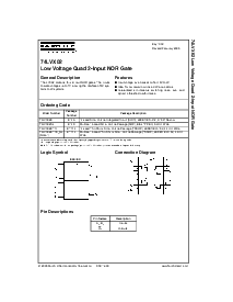 浏览型号74LVX02M的Datasheet PDF文件第1页